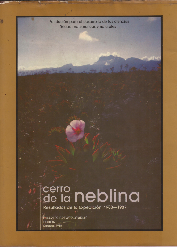 Cerro de la Neblina. Resultados de la expedición 1983-1987