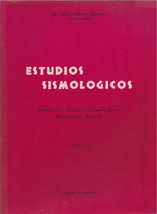 Estudios sismológicos